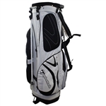 Greg Norman's Personal TaylorMade '15 Years of Award Winning Wines' Shark Logo Black & White Stand Bag - New