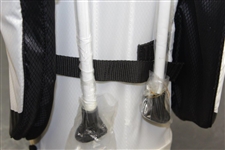 Greg Norman's Personal TaylorMade '15 Years of Award Winning Wines' Shark Logo Black & White Stand Bag - New