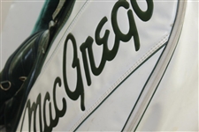 Greg Norman's Personal MacGregor Pro-Only Green & White Full Size Golf Bag