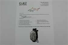 Greg Norman's Personal MacGregor Pro-Only Green & White Full Size Golf Bag