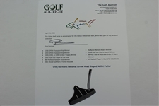 Greg Norman's Personal Arrow Head Shaped Mallet Putter