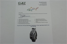 Greg Norman's Personal MacGregor 'Greg Norman' Shark Logo Qantas MacTec Full Size Golf Bag