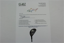 Greg Norman's Personal Used MacGregor NV-G2 Maraging Cup Face MacTec 17 Degree UT2 Hybrid Club