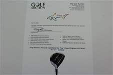 Greg Norman's Personal TaylorMade RBZ Tour S Speed Engineered 3-Wood - TE12211 on Hosel