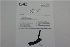 Greg Norman's Personal Used MacGregor Designed by Bobby Grace M1 BG Putter