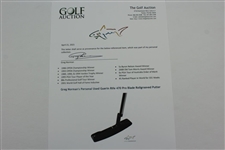 Greg Norman's Personal Used Guerin Rife 470 Pro Blade Rollgrooved Putter