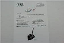 Greg Norman's Personal Used MacGregor Designed by Bobby Grace GT Mini V-Foil Putter