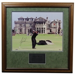 Tiger Woods Signed Limited Edition 10/500 2000 British Open Framed Photo - Framed #BAH87511 PenCam
