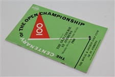 1960 OPEN Championship at The Old Course St. Andrews Official Program with Pairing Sheet - Kel Nagle Winner