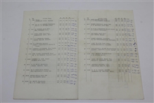 1960 OPEN Championship at The Old Course St. Andrews Official Program with Pairing Sheet - Kel Nagle Winner