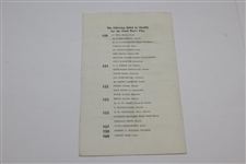 1960 OPEN Championship at The Old Course St. Andrews Official Program with Pairing Sheet - Kel Nagle Winner