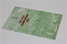 1961 OPEN Championship at Royal Birkdale Official Program - Arnold Palmer Winner