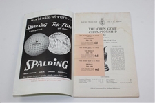 1961 OPEN Championship at Royal Birkdale Official Program - Arnold Palmer Winner