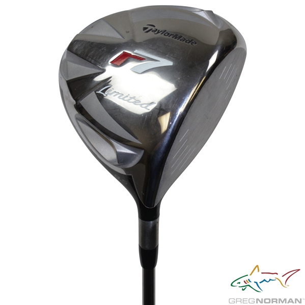 Greg Normans Personal Used TaylorMade R7 Limited 8.5 Degree Driver