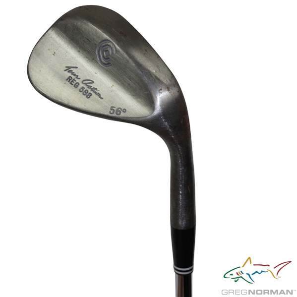Greg Normans Personal Used Cleveland Tour Action Reg 588 56 Degree Wedge