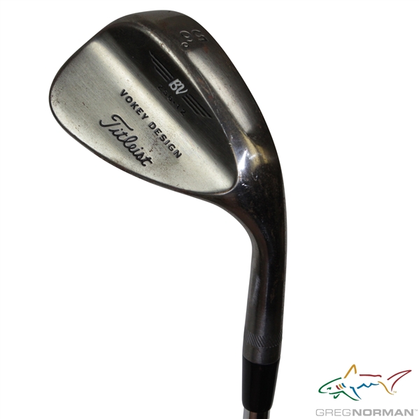 Greg Normans Personal Used Titleist Vokey Design BV 56 Degree Wedge 256.12