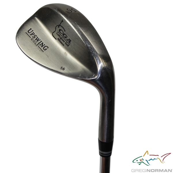 Greg Normans Personal Used Upswing Golf 56 Degree CGA Collegiate Golf Alliance Wedge