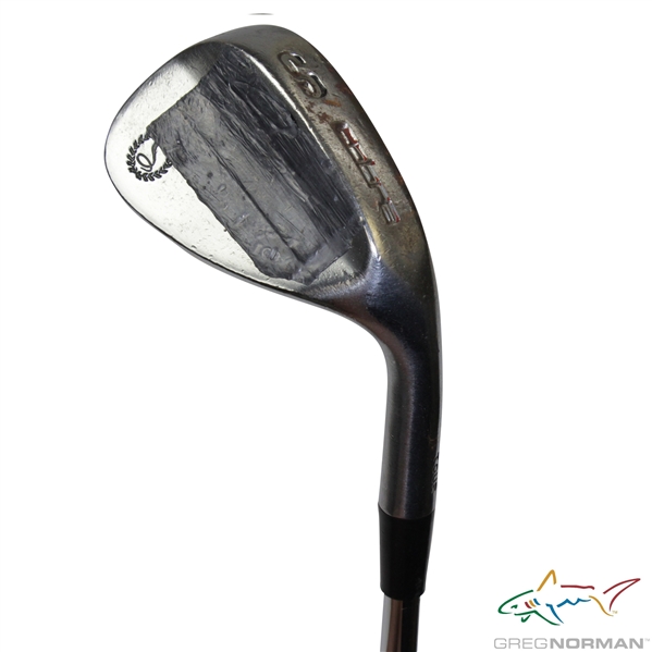 Greg Normans Personal Used Cobra Sand Wedge with Lead Tape on Back