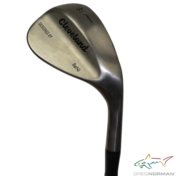 Greg Normans Personal Used Cleveland Designed by BeNi 60 Degree Lob Wedge