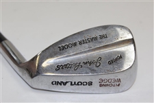 Greg Norman's Personal Used John Letters 'The Master Model' Forged Scotland Pitching Wedge