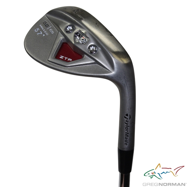 Greg Normans Personal Used TaylorMade ZTP 58/09 Milled 58 Degree Wedge