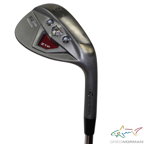 Greg Normans Personal Used TaylorMade ZTP 60/06 Milled 60 Degree Wedge