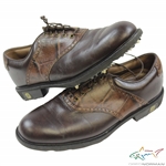Greg Normans Personal Used FootJoy ICO Golf Shoes