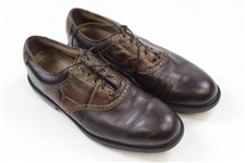 Greg Norman's Personal Used FootJoy ICO Golf Shoes