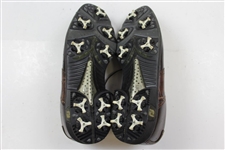 Greg Norman's Personal Used FootJoy ICO Golf Shoes