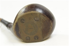 Greg Norman's Personal Used Royal Melbourne Golf Club Arthur LeFevre Hand Made Driver
