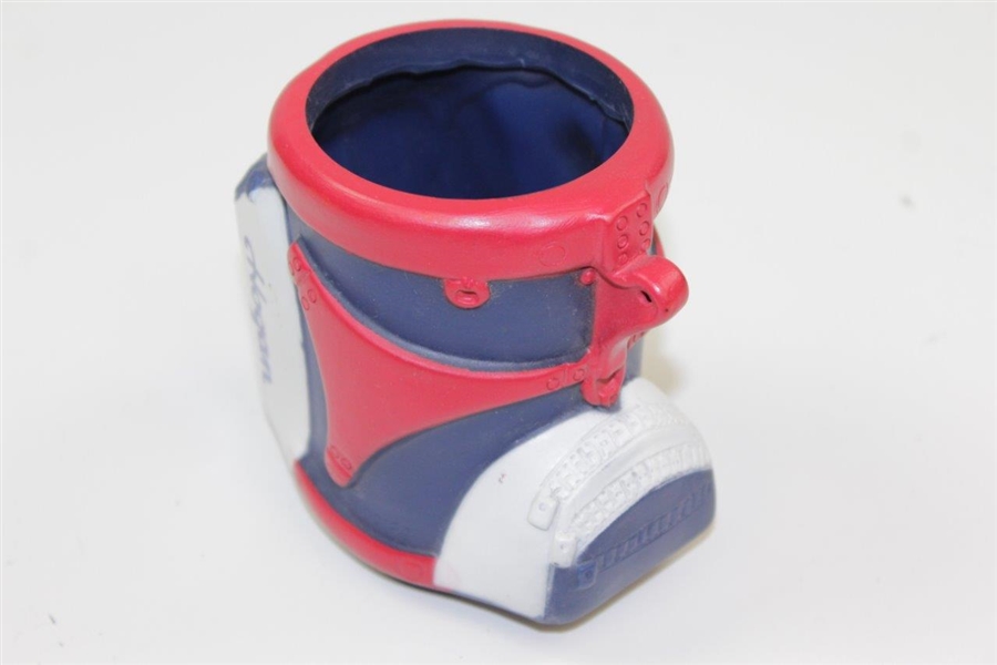 Ben Hogan Tour Red, White & Blue Golf Bag Themed Beverage Holder/Can Cooler