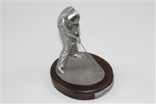 1987 Ben Hogan Advisory Board Member Impact Pewter/Wood Statue