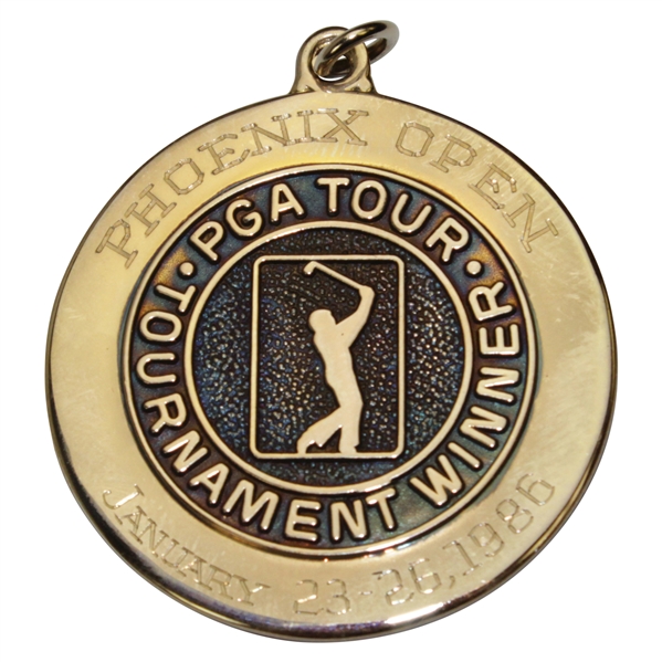 Champion Hal Suttons 1986 Phoenix Open PGA Tour 10k Winners Gold Medal