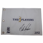 Matt Kuchar Signed 2012 The Players Embroidered Flag - Huge Signature JSA ALOA