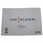 Webb Simpson Signed 2018 The Players Embroidered Flag - Full Signature JSA ALOA