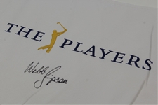 Webb Simpson Signed 2018 The Players Embroidered Flag - Full Signature JSA ALOA