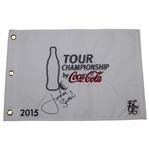 Jordan Spieth Signed 2015 TOUR Championship at East Lake GC Embroidered Flag - Full Sig JSA ALOA