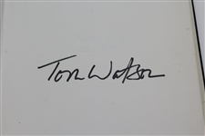 Tom Watson Signed 1983 'Getting Up and Down' Book by Tom with Nick Seitz JSA ALOA