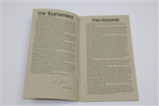 Jack Nicklaus, Watson, Player & others Signed 1981 The Memorial Tournament Handbook JSA ALOA