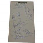 Arnold Palmer, Trevino, Floyd & others Signed 1977 The Memorial Tournament Handbook JSA ALOA