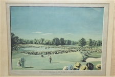 Bobby Jones Signed 1929 US Open Putt Framed Display to Harold Sargent - Jack Sargent Collection JSA ALOA