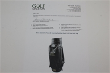 Barry Jaeckel's Town & Country Belding Black Full Size Golf Bag