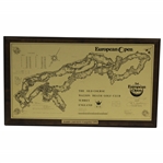 Barry Jaeckels 1978 European Open Competitor Gift - Walton Heath GC Map - 1st European Open