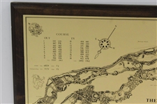 Barry Jaeckel's 1978 European Open Competitor Gift - Walton Heath GC Map - 1st European Open