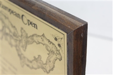Barry Jaeckel's 1978 European Open Competitor Gift - Walton Heath GC Map - 1st European Open