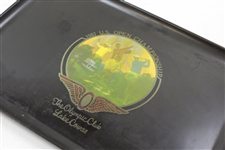 Barry Jaeckel's 1987 US Open at The Olympic Club Lake Courses Couroc Black Tray