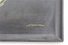 Barry Jaeckel's 1987 US Open at The Olympic Club Lake Courses Couroc Black Tray