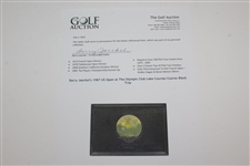 Barry Jaeckel's 1987 US Open at The Olympic Club Lake Courses Couroc Black Tray