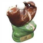 Barry Jaeckel's 1982 Ltd Ed 'The Crosby' 41st Porcelain Decanter with Otter Holding Golf Ball