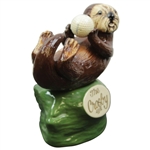 Barry Jaeckel's 1982 Ltd Ed 'The Crosby' 41st Porcelain Decanter with Otter Holding Golf Ball